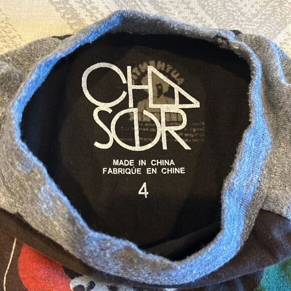 Chaser Boys Raglan Jimi Hendrix Graphic T-Shirt - Size 4 - Picture 3 of 5